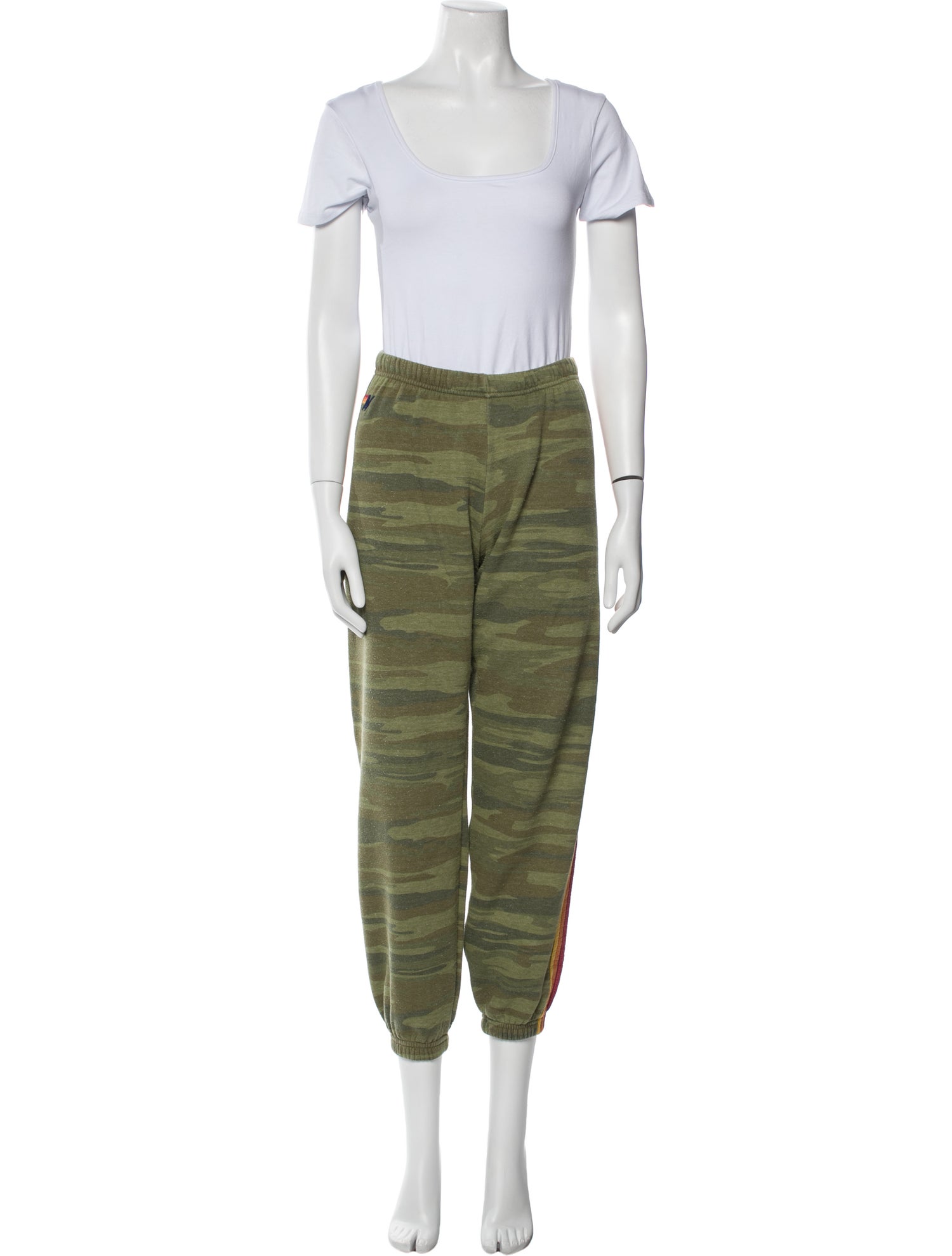 Aviator Nation Camouflage Print Pant Set